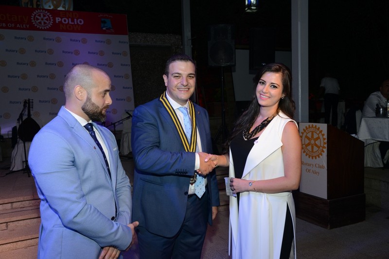 Rami Salman President of the Rotary Club of Aley